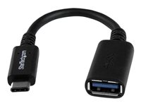 StarTech.com USB-C till USB-A-kabeladapter - M/F - 15 cm - USB 3.0 - USB-IF-certifierad - USB typ C-adapter - 24 pin USB-C till USB typ A - 15.2 cm USB31CAADP