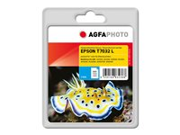 AgfaPhoto - cyan - kompatibel - bläckpatron (alternativ för: Epson C13T70324010, Epson T7032) APET703CD