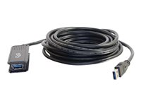 C2G 5m USB 3.0 USB-A Male to USB-A Female Active Extension Cable - USB-förlängningskabel - USB typ A till USB typ A - 5 m 89943