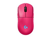 Logitech G PRO 2 - mus - gaming - 2.4 GHz, USB - rosa 910-007309