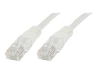 MicroConnect nätverkskabel - 0.5 m - vit B-UTP5005W