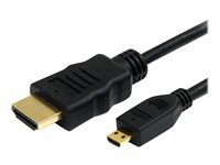 StarTech.com 1m High Speed HDMI Cable with Ethernet HDMI to HDMI Micro - HDMI-kabel med Ethernet - 1 m HDADMM1M