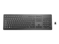HP Premium - tangentbord - engelska - kant i eloxerad aluminium Inmatningsenhet Z9N41AA#ABB