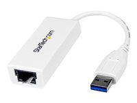StarTech.com USB 3.0 to Gigabit Ethernet Network Adapter - 10/100/1000 NIC - USB to RJ45 LAN Adapter for PC Laptop or MacBook (USB31000SW) - nätverksadapter - USB 3.0 - Gigabit Ethernet USB31000SW