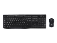 Logitech MK270 Wireless Combo - sats med tangentbord och mus - fransk Inmatningsenhet 920-004510