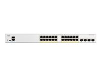 Cisco Catalyst 1200-24FP-4G - switch - 24 portar - smart - rackmonterbar C1200-24FP-4G