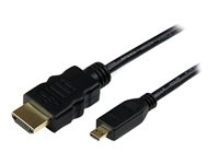 StarTech.com 2m High Speed HDMI Cable with Ethernet HDMI to HDMI Micro - HDMI-kabel med Ethernet - 2 m HDADMM2M