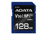 ADATA Premier Pro - flash-minneskort - 128 GB - SDXC UHS-I ASDX128GUI3V30S-R
