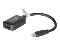 C2G 20cm Mini DisplayPort to HDMI Adapter - Thunderbolt to HDMI Converter M/F - Black - DisplayPort-kabel - 20 cm 84313