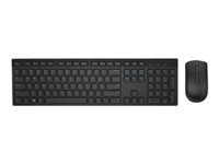 Dell KM636 - sats med tangentbord och mus - QWERTY - USA, internationellt - svart 91VKH