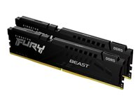 Kingston FURY Beast - DDR5 - sats - 16 GB: 2 x 8 GB - DIMM 288-pin - 5600 MHz / PC5-44800 - ej buffrad KF556C36BBEK2-16