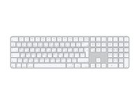 Apple Magic Keyboard with Touch ID and Numeric Keypad - tangentbord - USB-C - QWERTY - arabiska/engelska - white keys Inmatningsenhet MXK73AB/A