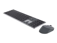 Dell Premier Multi-Device KM7321W - sats med tangentbord och mus - QWERTY - spansk - Titan gray KM7321WGY-SPN