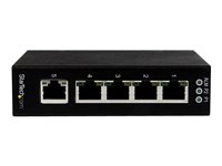 StarTech.com Okontrollerad industriell Gigabit Ethernet-switch med 5-portar - DIN-Rail-/väggmonterbar - switch - 5 portar IES51000