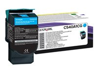 Lexmark - cyan - original - tonerkassett - LCCP, LRP C540A1CG