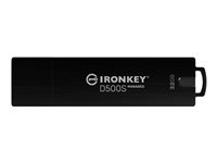 Kingston IronKey D500SM - USB flash-enhet - 32 GB - TAA-kompatibel IKD500SM/32GB