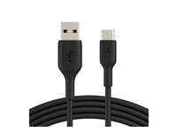 Belkin BoostCharge - USB typ C-kabel - 24 pin USB-C till USB - 3 m CAB001BT3MBK