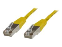 MicroConnect nätverkskabel - 1 m - gul STP601Y