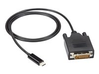 Black Box - videoadapterkabel - USB-C till DVI-D - 91.4 cm VA-USBC31-DVID-003