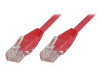 MicroConnect nätverkskabel - 3 m - röd B-UTP603R