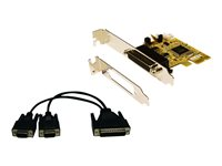 Exsys EX-44342 - seriell adapter - PCIe - RS-232 x 2 EX-44342