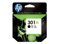 HP 301XL - Lång livslängd - svart - original - bläckpatron CH563EE#ABE