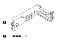 Lenovo ThinkSystem 2U x16/x8/x8 PCIe G4 Riser 1/2 Kit - kort för stigare 4XH7A82896