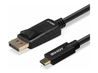 Lindy - DisplayPort-kabel - 24 pin USB-C till DisplayPort - 10 m 43307