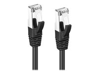 MicroConnect patch-kabel - 25 cm - svart MC-SFTP6A0025S