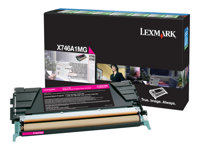 Lexmark - magenta - original - tonerkassett - LCCP, LRP X746A1MG