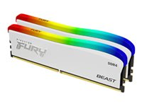 Kingston FURY Beast - RGB Special Edition - DDR4 - sats - 32 GB: 2 x 16 GB - DIMM 288-pin - 3200 MHz / PC4-25600 - ej buffrad KF432C16BWAK2/32