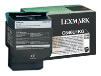 Lexmark - Extra lång livslängd - svart - original - tonerkassett - LCCP, LRP C546U1KG