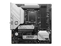 MSI B760M PROJECT ZERO - moderkort - micro ATX - LGA1700-uttag - B760 B760M PROJECT ZERO