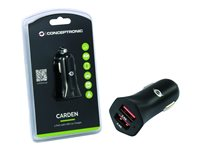 Conceptronic CARDEN strömadapter för bil - USB - 24 Watt CARDEN04B