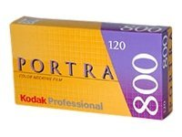 Kodak PROFESSIONAL PORTRA 800 färgfilm - 120 (6 cm) - ISO 800 - 5 rullar 8127946