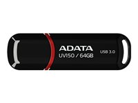 ADATA DashDrive UV150 - USB flash-enhet - 64 GB AUV150-64G-RBK