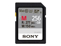 Sony SF-M Series SF-M256 - flash-minneskort - 256 GB - SDXC UHS-II SFG2M