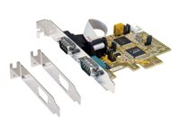 Exsys EX-44062 - seriell adapter - PCIe - RS-232/V.24 x 2 EX-44062