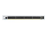 Cisco Catalyst 1000-48FP-4G-L - switch - 48 portar - Administrerad - rackmonterbar C1000-48FP-4G-L