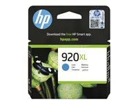 HP 920XL - Lång livslängd - cyan - original - bläckpatron CD972AE#301