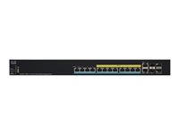 Cisco Small Business SG350X-12PMV - switch - 12 portar - Administrerad - rackmonterbar SG350X-12PMV-K9-EU