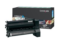 Lexmark - cyan - original - tonerkassett - LCCP, LRP C780A1CG
