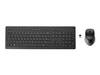 HP Wireless Rechargeable 950MK - sats med tangentbord och mus - QWERTY - engelska Inmatningsenhet 3M165AA#ABB