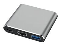 MicroConnect - dockningsstation - USB-C - HDMI MC-HUBAV1