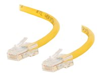 C2G Cat5e Non-Booted Unshielded (UTP) Network Patch Cable - patch-kabel - 3 m - gul 83104