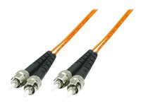 MicroConnect nätverkskabel - 40 m - orange FIB110040