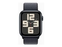 Apple Watch SE (GPS) 2a generation - midnattsaluminium - smart klocka med sportögla - bläck - 32 GB MXEP3QN/A