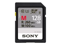 Sony SF-M Series SF-M128 - flash-minneskort - 128 GB - SDXC UHS-II SFG1M