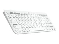 Logitech K380 Multi-Device Bluetooth Keyboard - tangentbord - AZERTY - fransk - offwhite Inmatningsenhet 920-009586