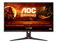 AOC Gaming 27G2SPAE/BK - G2 Series - LED-skärm - Full HD (1080p) - 27" 27G2SPAE/BK